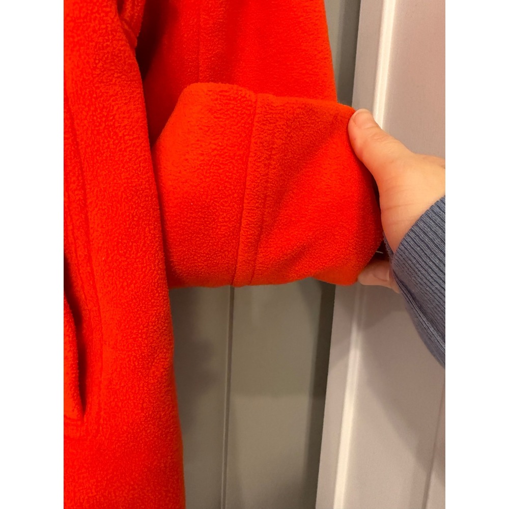 Old Navy Womens Red Fleece‎ Double Breasted Pea Coat Jacket Size M - Picture 10 of 13
